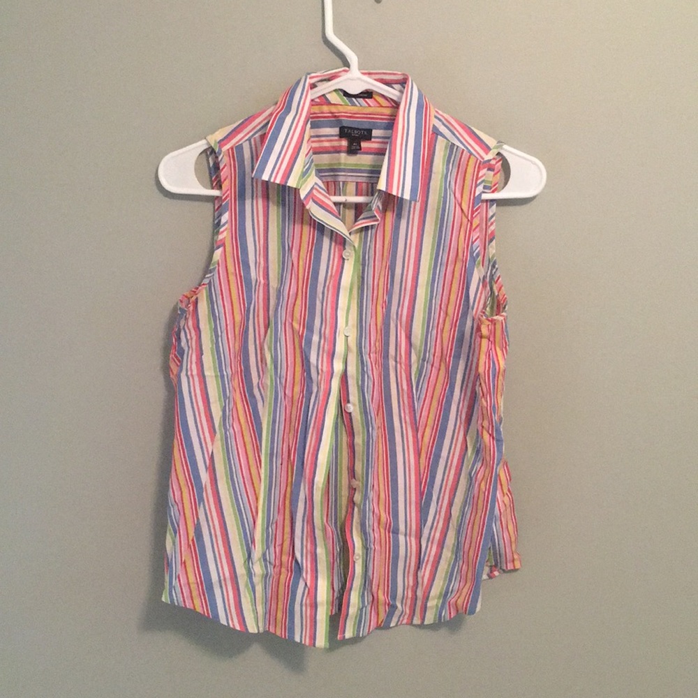 Colorful striped blouse